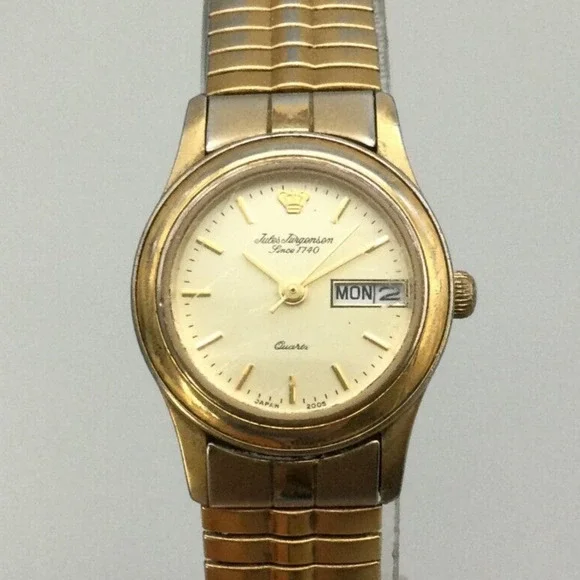 Vintage jules jurgensen ladies octagonal gold tone dress watch NEW BATTERY Jules Jurgensen | Accessories | Vintage Jules Jrgensen Gold  main image 2